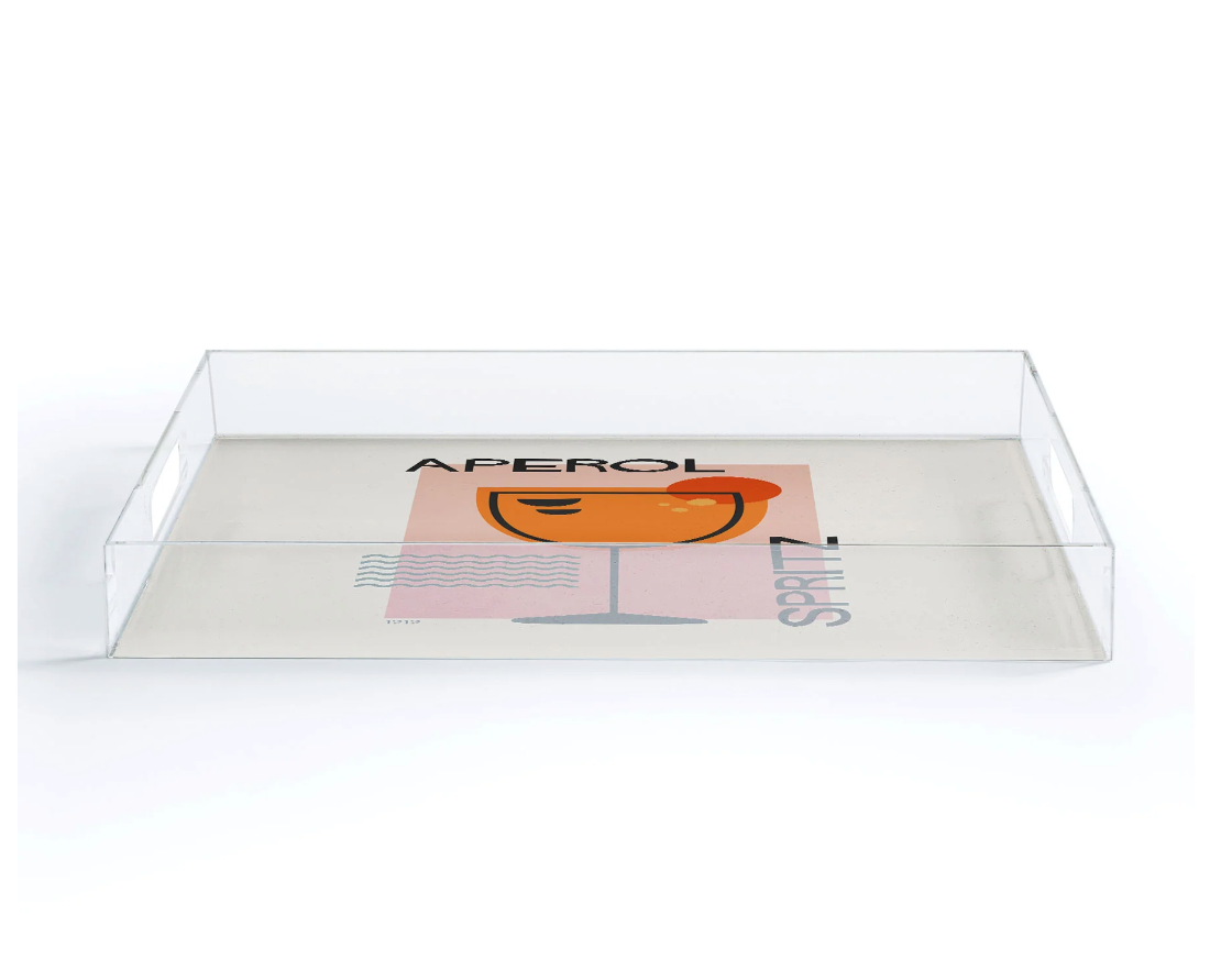 Aperol Spritz Medium Acrylic Tray | Nellie and Lo